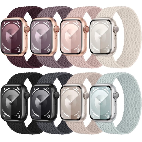 suitsbest Other - Braided Loop Apple Watch Bands 8 pack